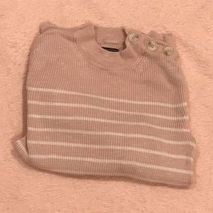 Long sleeve tight fitting sweater